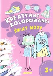 Kreatywne kolorowanki. Świat mody. Autor:   Praca zbiorowa. Dadada.pl Okładka książki Kreatywne kolorowanki. Świat mody