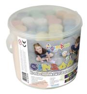 Opakowanie Kreda chodnikowa Gimboo XXL w plastikowym wiaderku 20szt. mix kolorów