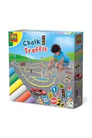 Kreda chodnikowa Ruch uliczny set. Wydawca: SES Creative. Dadada.pl Opakowanie Kreda chodnikowa Ruch uliczny set