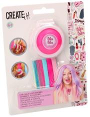 Opakowanie Kreda do włosów akcesoria neon Create It! mix kolorów