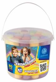 Kreda Jumbo Wiaderko Fun 20szt ASTRA. Wydawca: ASTRA papiernicze. Dadada.pl Opakowanie Kreda Jumbo Wiaderko Fun 20szt ASTRA