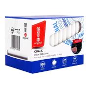 Kreda tablicowa biała 100szt MemoBe. Wydawca: MemoBe. Dadada.pl Opakowanie Kreda tablicowa biała 100szt MemoBe