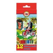 Opakowanie Kredki 12 kolorów Krecik