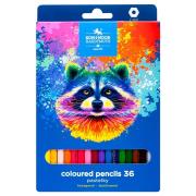 Kredki 3554 Szop 36 kolorów. Wydawca: Koh-I-Noor. Dadada.pl Opakowanie Kredki 3554 Szop 36 kolorów