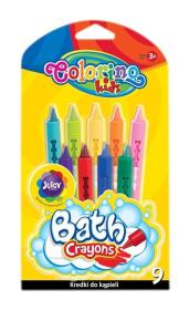 Opakowanie Kredki do kąpieli 9 kol.Colorino 345242