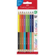 Opakowanie Kredki dwustronne 8 kolorów opakowanie blistrowe faber-castell