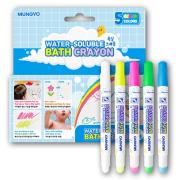 Kredki kąpielowe 5 kolorów MUNGYO. Wydawca: Mungyo. Dadada.pl Opakowanie Kredki kąpielowe 5 kolorów MUNGYO