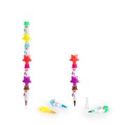 Kredki kolorowe przekładane bałwan i gwiazda. Wydawca: TRENDHAUS. Dadada.pl Opakowanie Kredki kolorowe przekładane bałwan i gwiazda