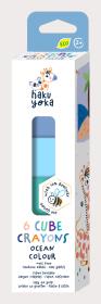 Kredki kostki - Ocean 6szt. Wydawca: AVENIR. Dadada.pl Opakowanie Kredki kostki - Ocean 6szt