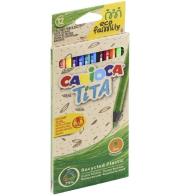 Kredki ołówkowe EcoFamily 12 kolorów CARIOCA. Wydawca: Carioca. Dadada.pl Opakowanie Kredki ołówkowe EcoFamily 12 kolorów CARIOCA