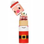 Opakowanie Kredki ołówkowe małe świąteczne 9szt