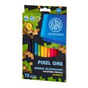 Kredki ołówkowe okrągłe Jumbo Astrakids Pixel One 12 kolorów. Wydawca: ASTRA art-pap. Dadada.pl Opakowanie Kredki ołówkowe okrągłe Jumbo Astrakids Pixel One 12 kolorów