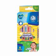 Opakowanie Kredki ołówkowe Super Jumbo Astra okrągłe 6 kolorów