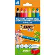 Kredki ołówkowe + temperówka 6+1szt BIC. Wydawca: Bic. Dadada.pl Opakowanie Kredki ołówkowe + temperówka 6+1szt BIC