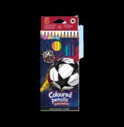 Opakowanie Kredki ołówkowe trójkątne Colorino football 12 kolorów