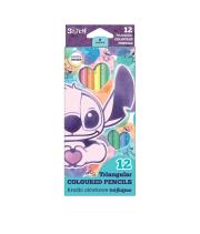 Opakowanie Kredki ołówkowe trójkątne Disney Fashion Stitch 12 kolorów