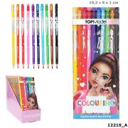 Opakowanie Kredki  ścieralne TOPModel 10 kolorów 12219A