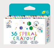 Kredki spiralne - 36 kolorów. Wydawca: AVENIR. Dadada.pl Opakowanie Kredki spiralne - 36 kolorów