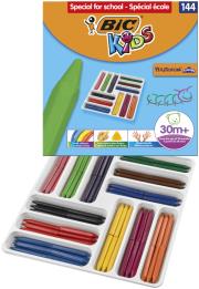 Kredki świecowe BIC Kids Plastidecor Triangle zestaw 144szt.. Wydawca: Bic. Dadada.pl Opakowanie Kredki świecowe BIC Kids Plastidecor Triangle zestaw 144szt.