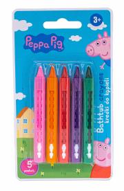 Opakowanie Kredki świecowe do kąpieli 5kol Peppa Pig ASTRA