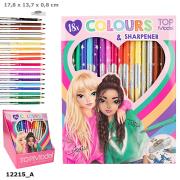 Opakowanie Kredki Top Model z temperówką 18 kolorów 12215A