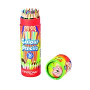 Kredki trójkątne 36szt. Wydawca: Keyroad. Dadada.pl Opakowanie Kredki trójkątne 36szt