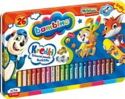 Opakowanie Kredki w oprawie drewnianej 26 kolorów BAMBINO