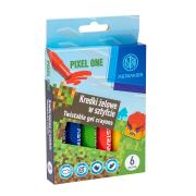 Opakowanie Kredki żelowe w sztyfcie Astrakids Pixel One 6 kolorów