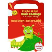 Kręte drogi Zosi Stonogi. Rysujemy i kolorujemy. Wydawca: Trefl. Dadada.pl Opakowanie Kręte drogi Zosi Stonogi. Rysujemy i kolorujemy