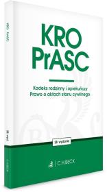 KRO PrASC Kodeks rodzinny i opiekuńczy. Prawo o aktach stanu cywilnego. Autor: Opracowanie zbiorowe. Dadada.pl Okładka książki KRO PrASC Kodeks rodzinny i opiekuńczy. Prawo o aktach stanu cywilnego