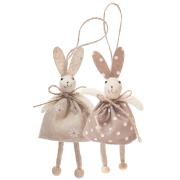 Króliki zawieszka 2 szt.. Wydawca: DP CRAFT. Dadada.pl Opakowanie Króliki zawieszka 2 szt.