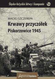Krwawy przyczółek Piskorzowice 1945. Autor: Maciej Szczerepa. Dadada.pl Okładka książki Krwawy przyczółek Piskorzowice 1945