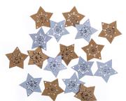 Kryształy z drewna samoprzylepne gwiazdki 16szt. Wydawca: Dalprint. Dadada.pl Opakowanie Kryształy z drewna samoprzylepne gwiazdki 16szt