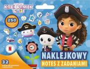 Okładka książki Ks08441 Koci Domek Gabi. Naklejkowy notes z zadaniami / Universal Gabby's Dollhouse