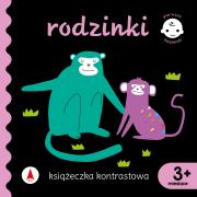 Książeczka kontrastowa. Rodzinki. Autor: WYDAWNICTWO SKRZAT. Dadada.pl Okładka książki Książeczka kontrastowa. Rodzinki