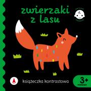 Książeczka kontrastowa. Zwierzaki z lasu. Autor: WYDAWNICTWO SKRZAT. Dadada.pl Okładka książki Książeczka kontrastowa. Zwierzaki z lasu