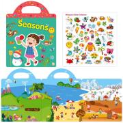Opakowanie Książeczka z naklejkami - cztery pory roku
