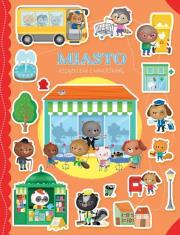 Okładka książki Książeczka z naklejkami. Miasto