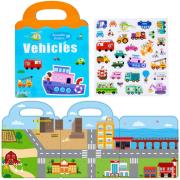 Opakowanie Książeczka z naklejkami - pojazdy