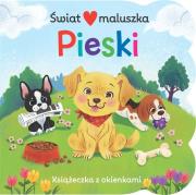 Książeczka z okienkami. Świat maluszka. Pieski. Autor: Jessica Gibson. Dadada.pl Okładka książki Książeczka z okienkami. Świat maluszka. Pieski