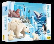 Książka i puzzle Ratujmy planetę bieguny 220 elementów. Autor: Ester Tomè. Dadada.pl Okładka książki Książka i puzzle Ratujmy planetę bieguny 220 elementów