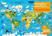 Książka i puzzle. Zwierzęta świata 200el. Autor: Sam Smith, Kirsteen Robson. Dadada.pl Okładka książki Książka i puzzle. Zwierzęta świata 200el
