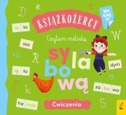 Książkożercy Czytam metodą sylabową Ćwiczenia. Autor: Monika Sobkowiak. Dadada.pl Okładka książki Książkożercy Czytam metodą sylabową Ćwiczenia