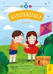 Książkożercy. Latawiec. Poziom 2. Autor: Marta Krzemińska. Dadada.pl Okładka książki Książkożercy. Latawiec. Poziom 2