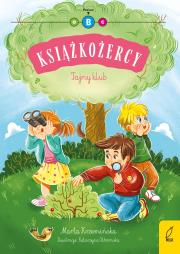 Książkożercy. Tajny klub. Poziom 2. Autor: Marta Krzemińska. Dadada.pl Okładka książki Książkożercy. Tajny klub. Poziom 2