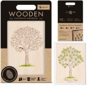 Księga gości na odciski palców Ślub Drzewo życia. Wydawca: Cozywood. Dadada.pl Opakowanie Księga gości na odciski palców Ślub Drzewo życia