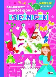 Okładka książki Księżniczki - wypukłe naklejki. Zagadkowy zawrót głowy