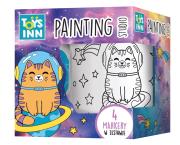 Opakowanie Kubek do kolorowania Kot w kosmosie STnux