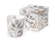 Opakowanie Kubek porcelanowy Liście Skandynawskie 350ml