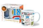 Opakowanie Kubek Premium Q Urodziny 18 (roczniki)